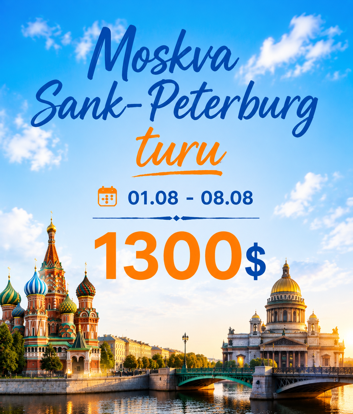 Moskva & Sankt-Petersburg